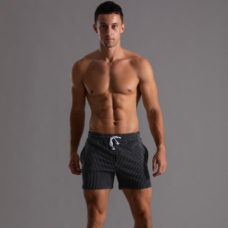Super-stretch fitness shorts voor heren - ultieme flexibiliteit en comfort voor diverse soorten workouts en ontspanning.
