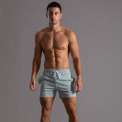 Super-stretch fitness shorts voor heren - ultieme flexibiliteit en comfort voor diverse soorten workouts en ontspanning.