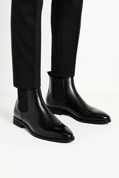 Chelsea boots met elastische zijpanelen