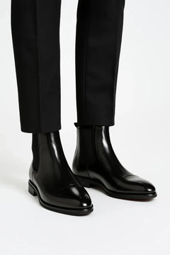 Chelsea boots met elastische zijpanelen