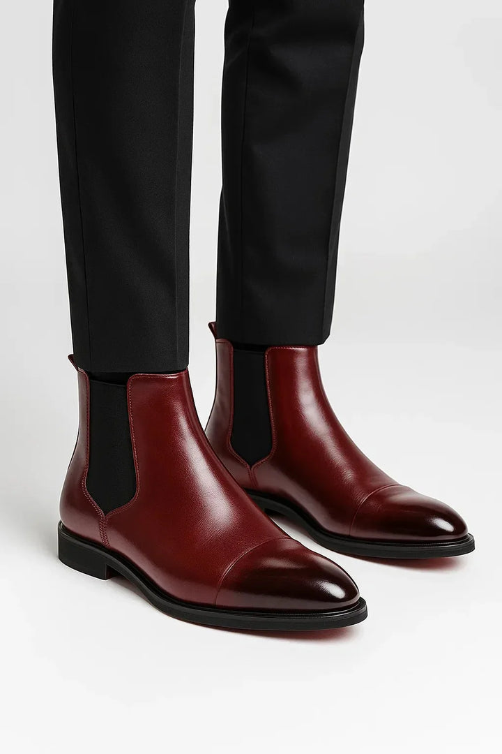 Chelsea boots met elastische zijpanelen