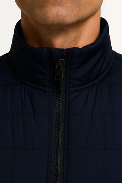 Bodywarmer met mock neckline