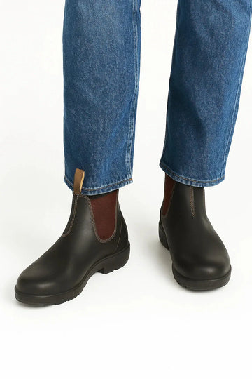 Chelsea boots met elastische zijpanelen