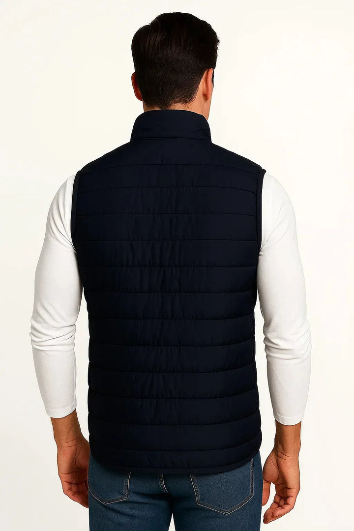 Bodywarmer met mock neckline
