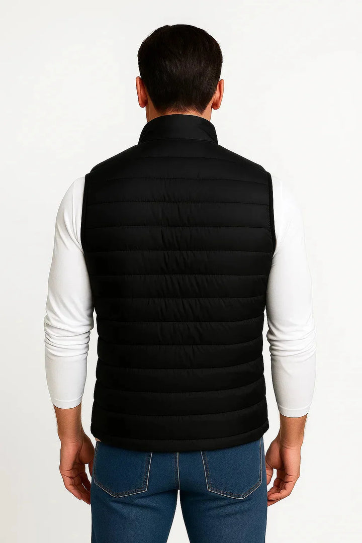 Bodywarmer met mock neckline