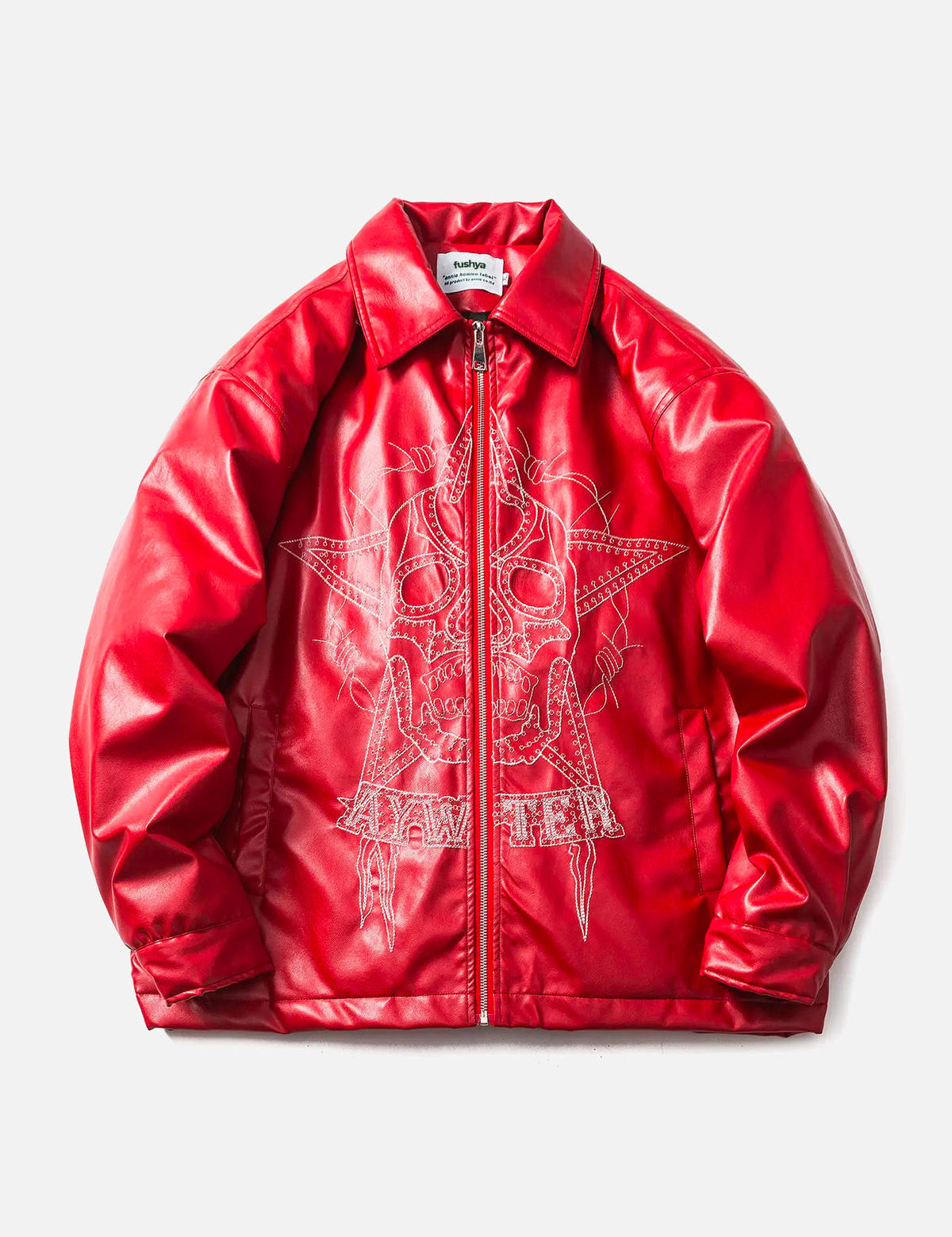 Aukje | Stijlvol straatracejack in de kleur Rood voor dames in stijl ideaal voor de herfst.