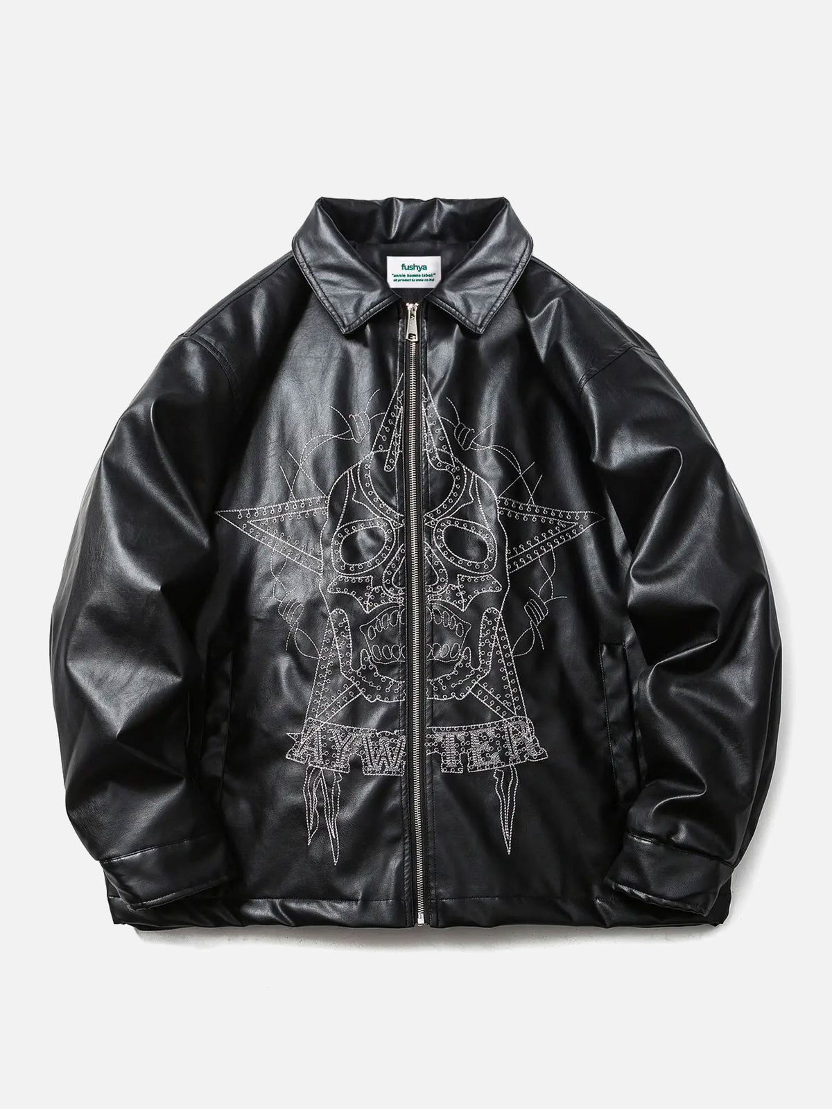 Aukje | Stijlvol straatracejack in de kleur Zwart voor dames in stijl ideaal voor de herfst.