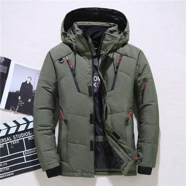 Avalanche Winter Parka in de kleur Zwart voor heren in Outdoor stijl ideaal voor de winter