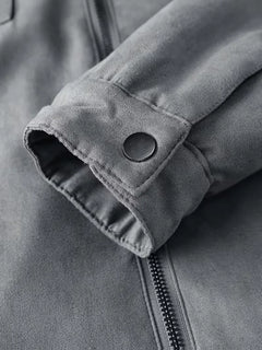 Puffer jacket met plush lining