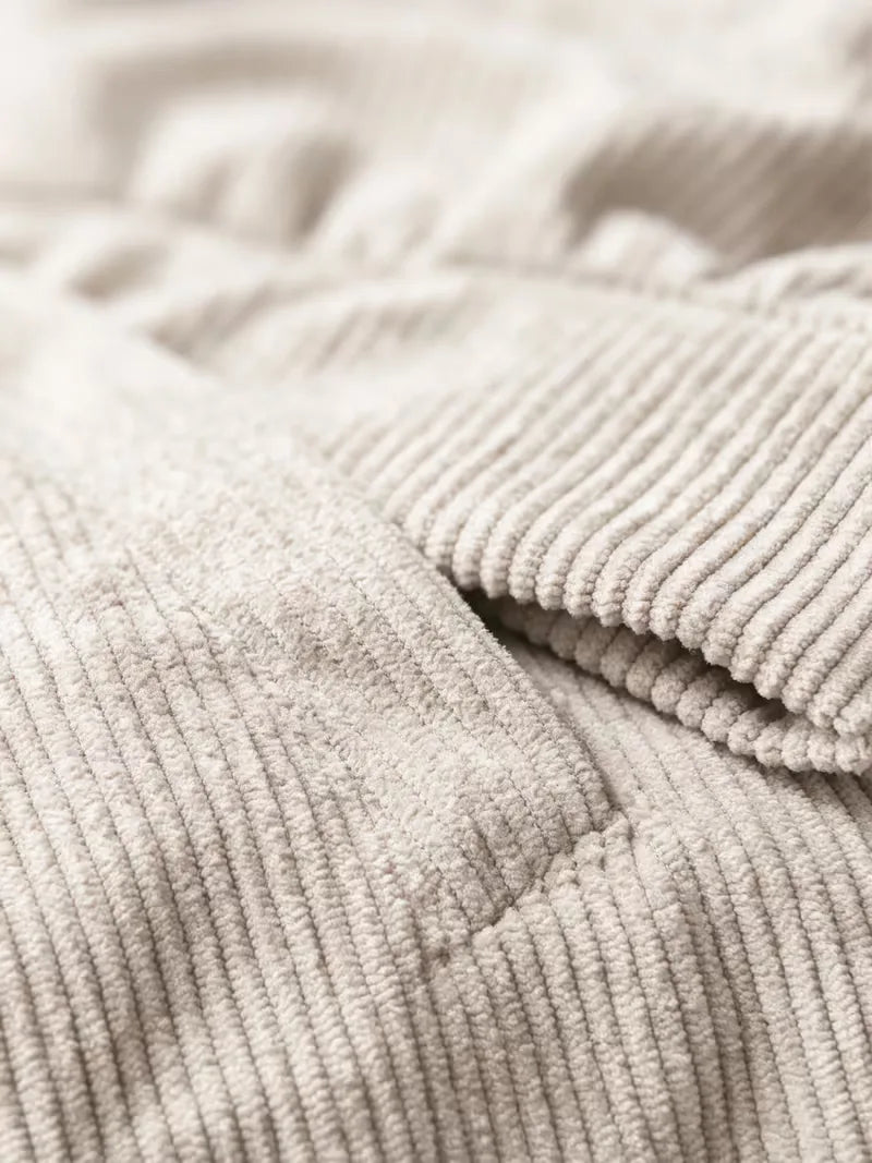 Lounge set met corduroy textuur