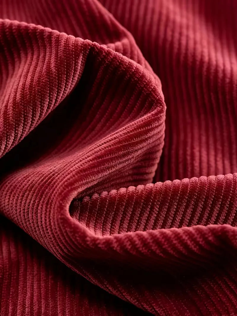 Lounge set met corduroy jacket
