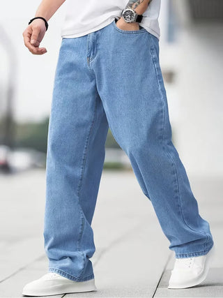 Straight jeans met mid-rise