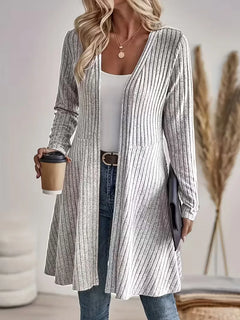 Zwarte cardigan met V-hals