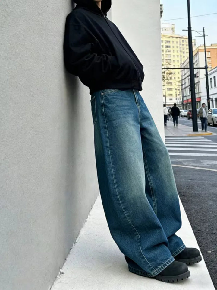 Loose fit jeans met vijf-pocket design