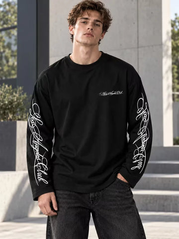 Longsleeve met crew neckline