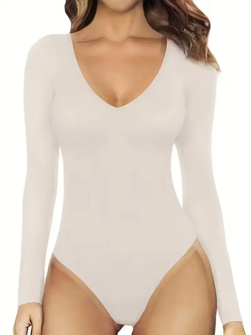 Bodysuit met lange mouwen