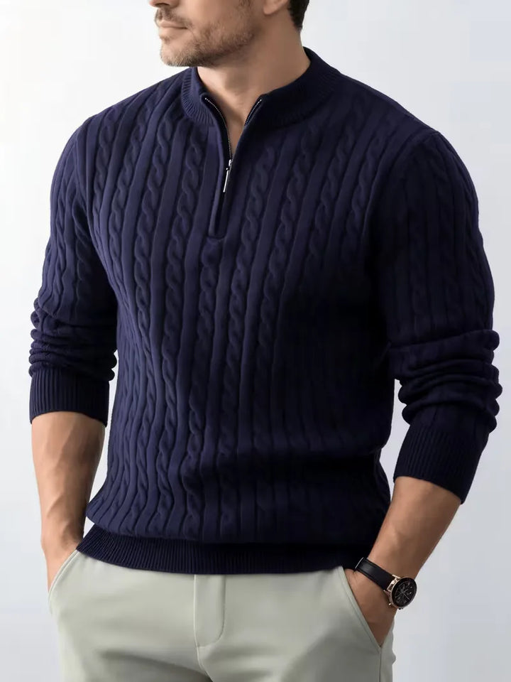Kabeltrui met half-zip