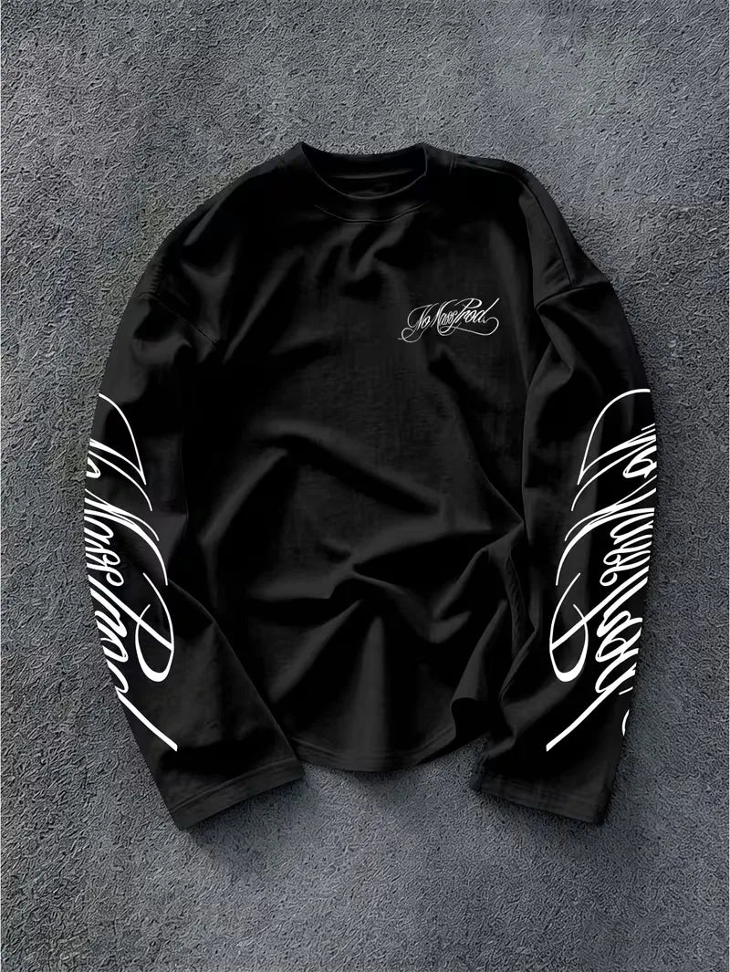 Longsleeve met geprinte tekst