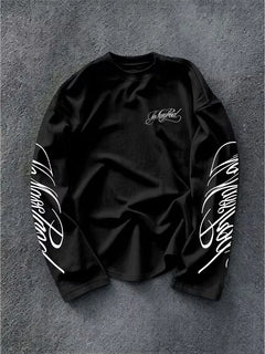 Longsleeve met geprinte tekst