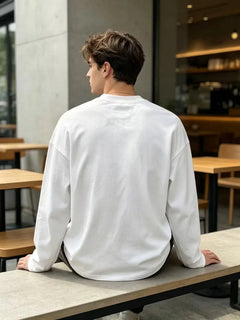 Longsleeve met crew neckline