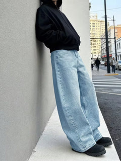 Loose fit jeans met vijf-pocket design