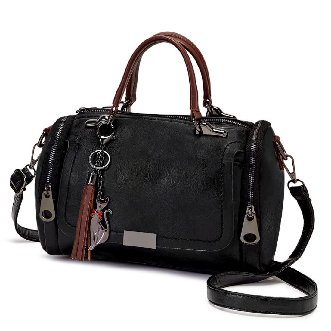 Bea Crossbody Tas | Charmant & Veelzijdig in de kleur Zwart voor dames in stijl geschikt voor alle seizoenen.