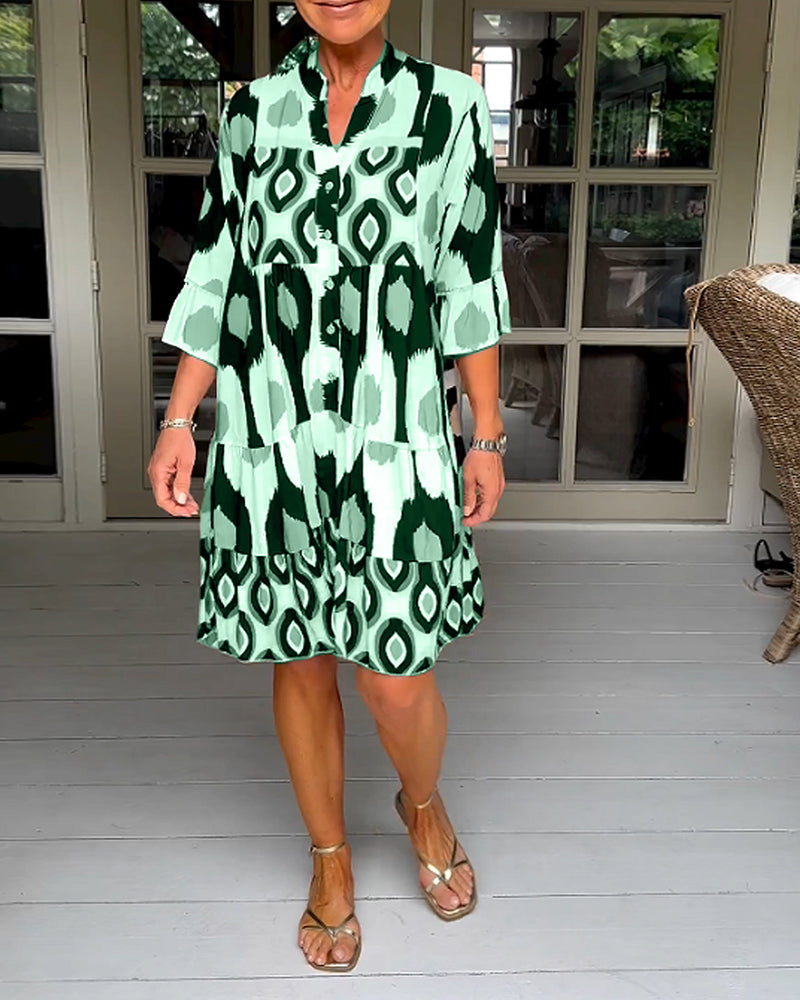 4 mouwen in de kleur Groen voor dames in stijl ideaal voor de lente.