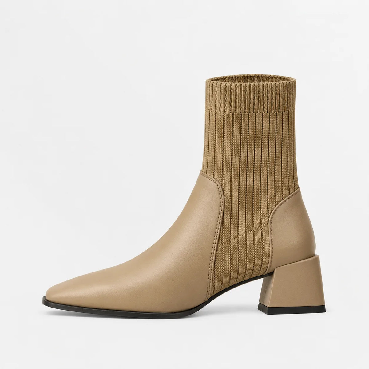 Chelsea boots met blokhak