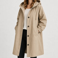Hooded waterdichte jas