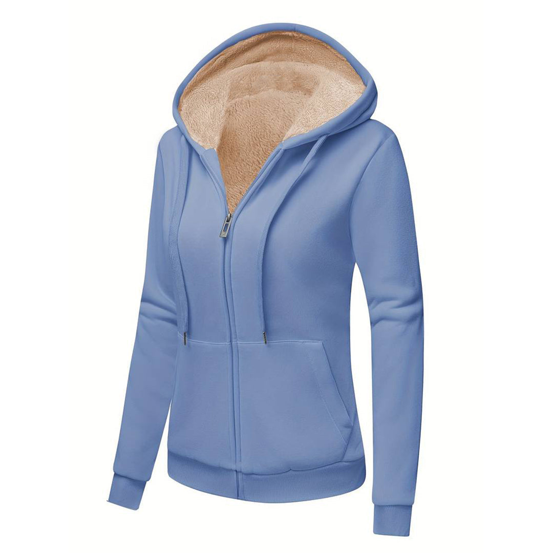 Bente | Elegant Dames Sweatshirt met Koordjes in de kleur Rood voor dames in Casual stijl geschikt voor alle seizoenen.