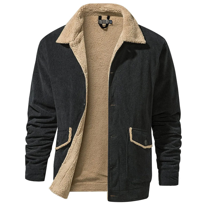 Parka met shearling-kraag