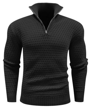 Zip-up trui met turtle