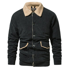 Parka met shearling-kraag
