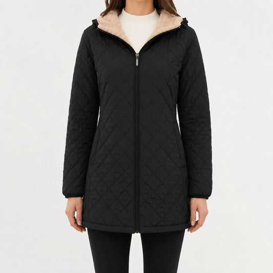 Jacket met rits en lange mouwen