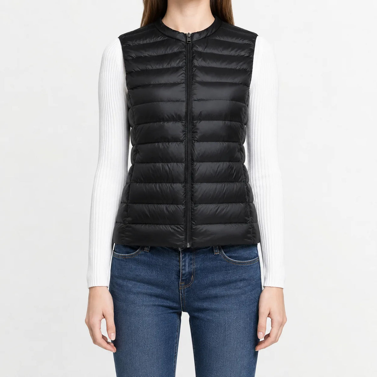 Lichtgewicht quilted gilet
