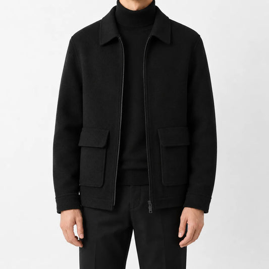 Bomberjack met mandarin collar