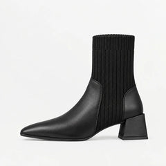 Chelsea boots met blokhak