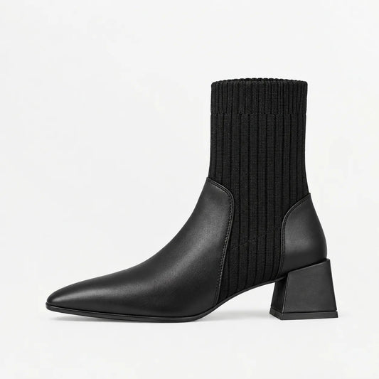 Chelsea boots met blokhak