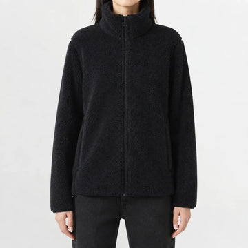 Fleece jas met rits