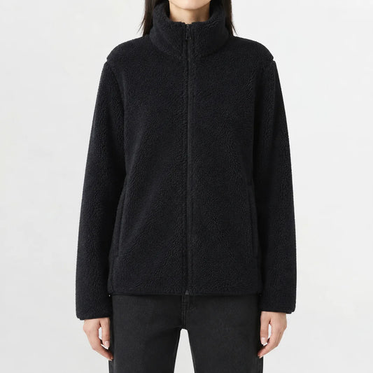 Fleece jas met rits