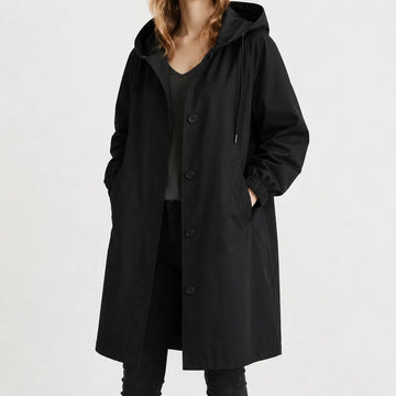 Hooded waterdichte jas