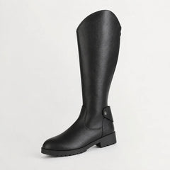Knee-high laarzen met blokhak