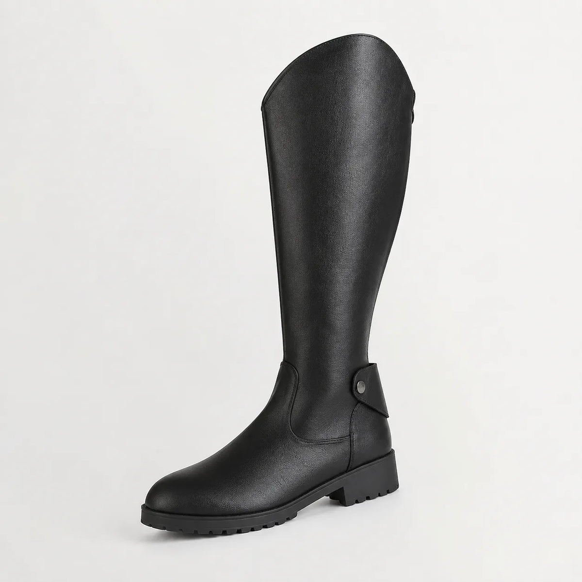Knee-high laarzen met blokhak