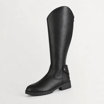 Knee-high laarzen met blokhak