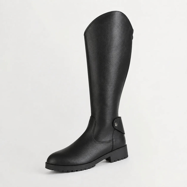 Knee-high laarzen met blokhak