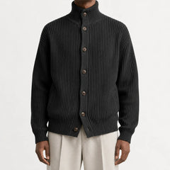 Cardigan met roll neck