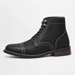 Veterschoenen boots met cap toe
