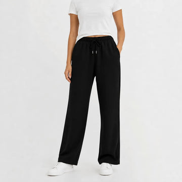 Jogger broek met brede pijpen