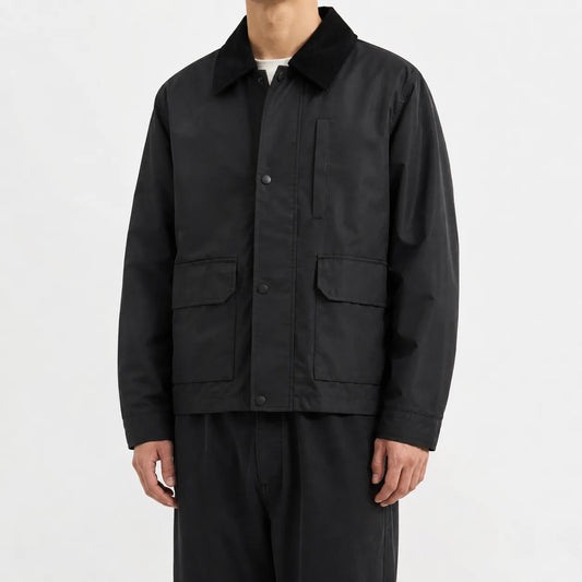 Bomberjack met corduroy kraag