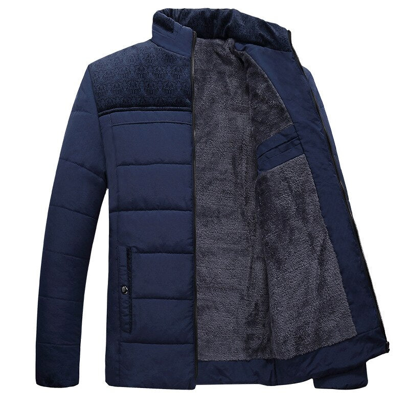 Boss | Luxe gevoerde fleece jas voor mannen in de kleur Blauw voor heren in Outdoor stijl ideaal voor de winter
